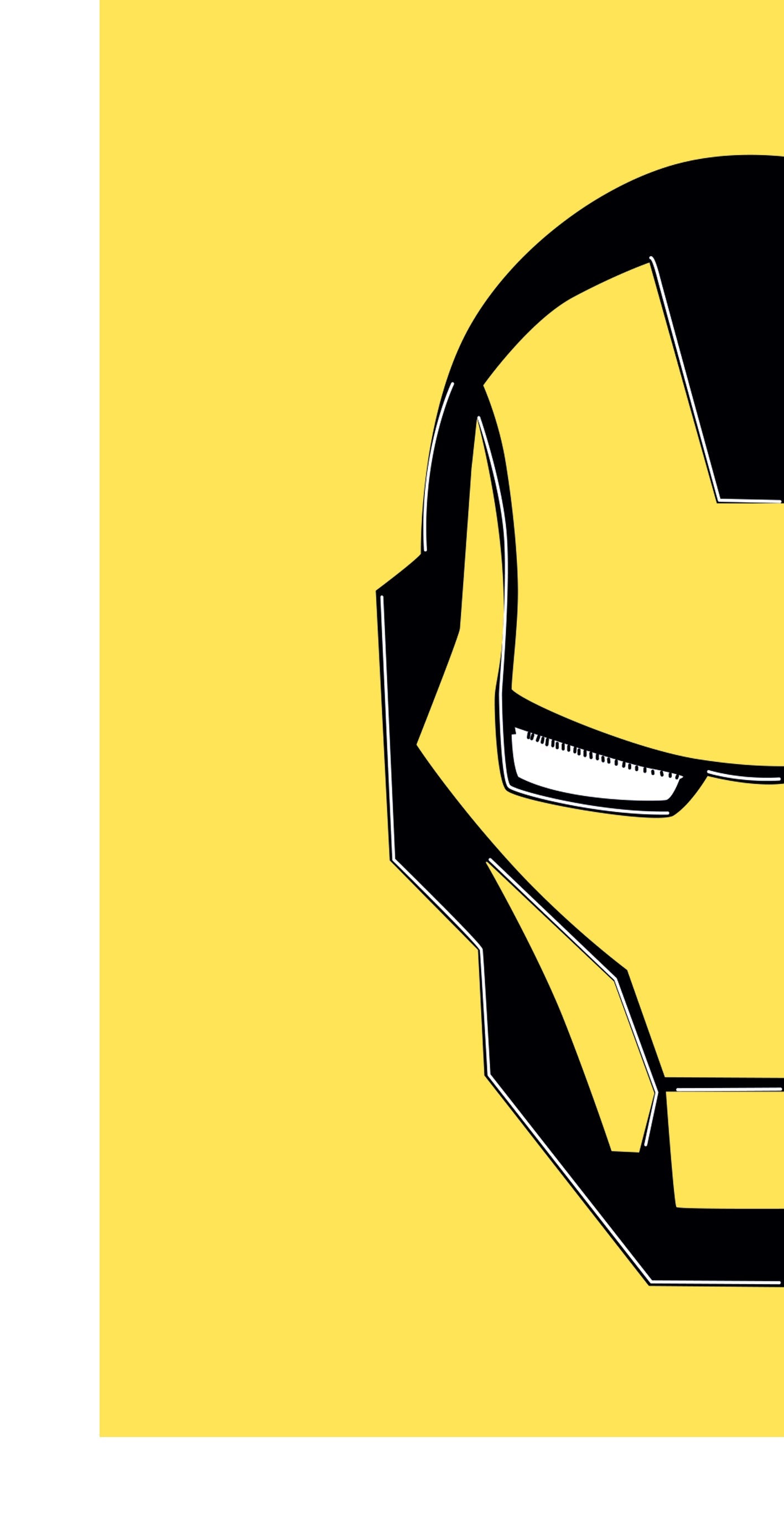 Coque de téléphone ICE-D "Yellow Iron Man" Ref : 134