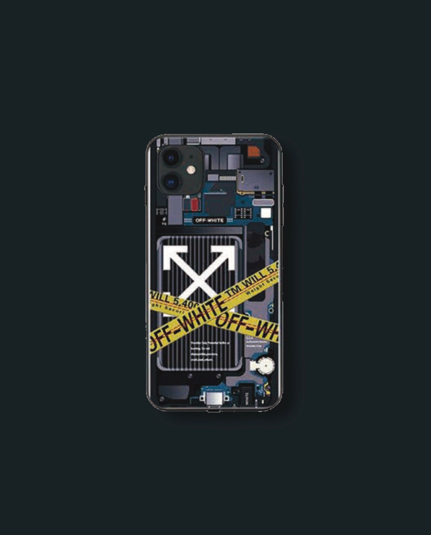 Coque de téléphone ICE-D "OFF-WHITE" Ref : 075