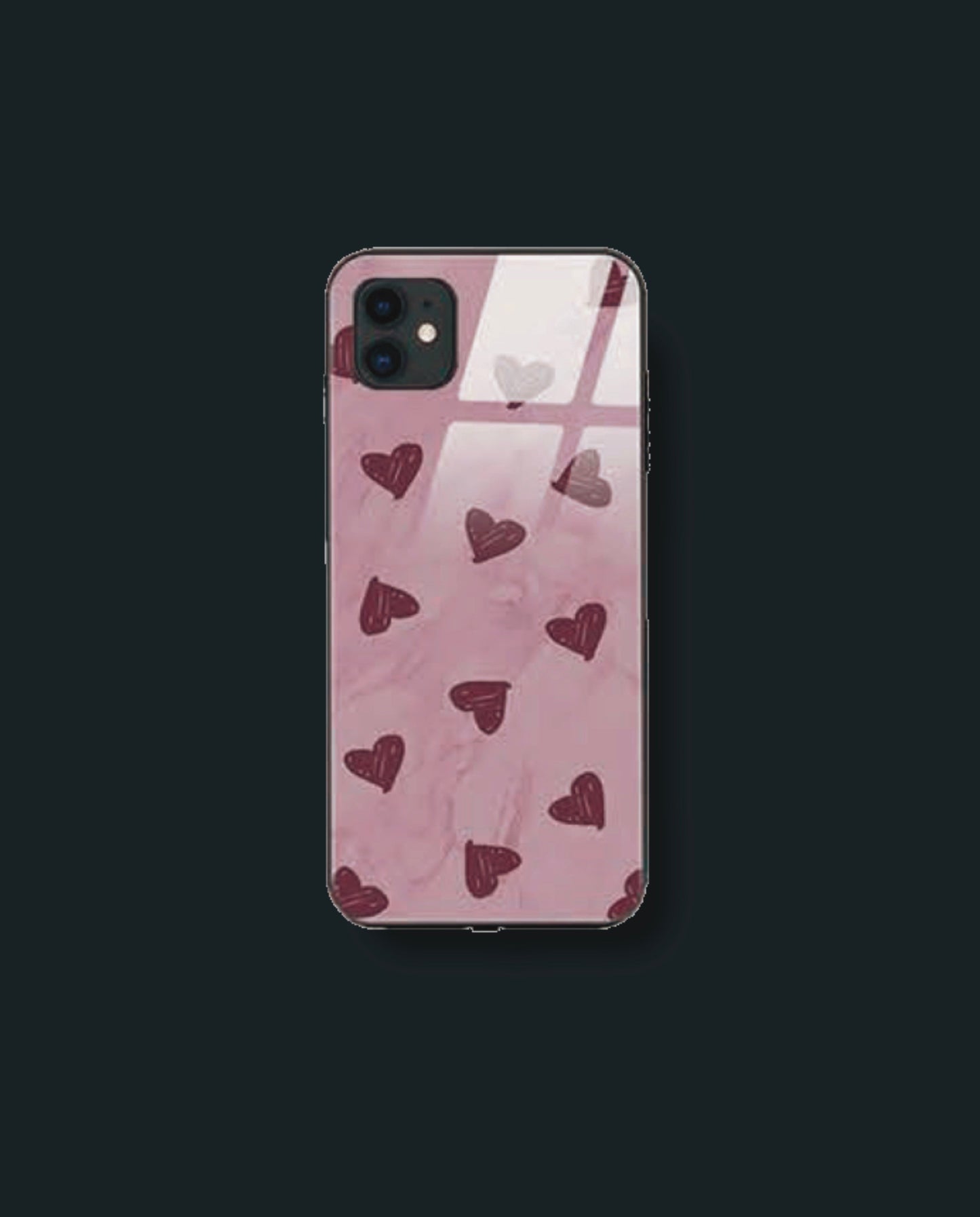 Coque de téléphone ICE-D "DRAWED HEARTS" Ref : 121