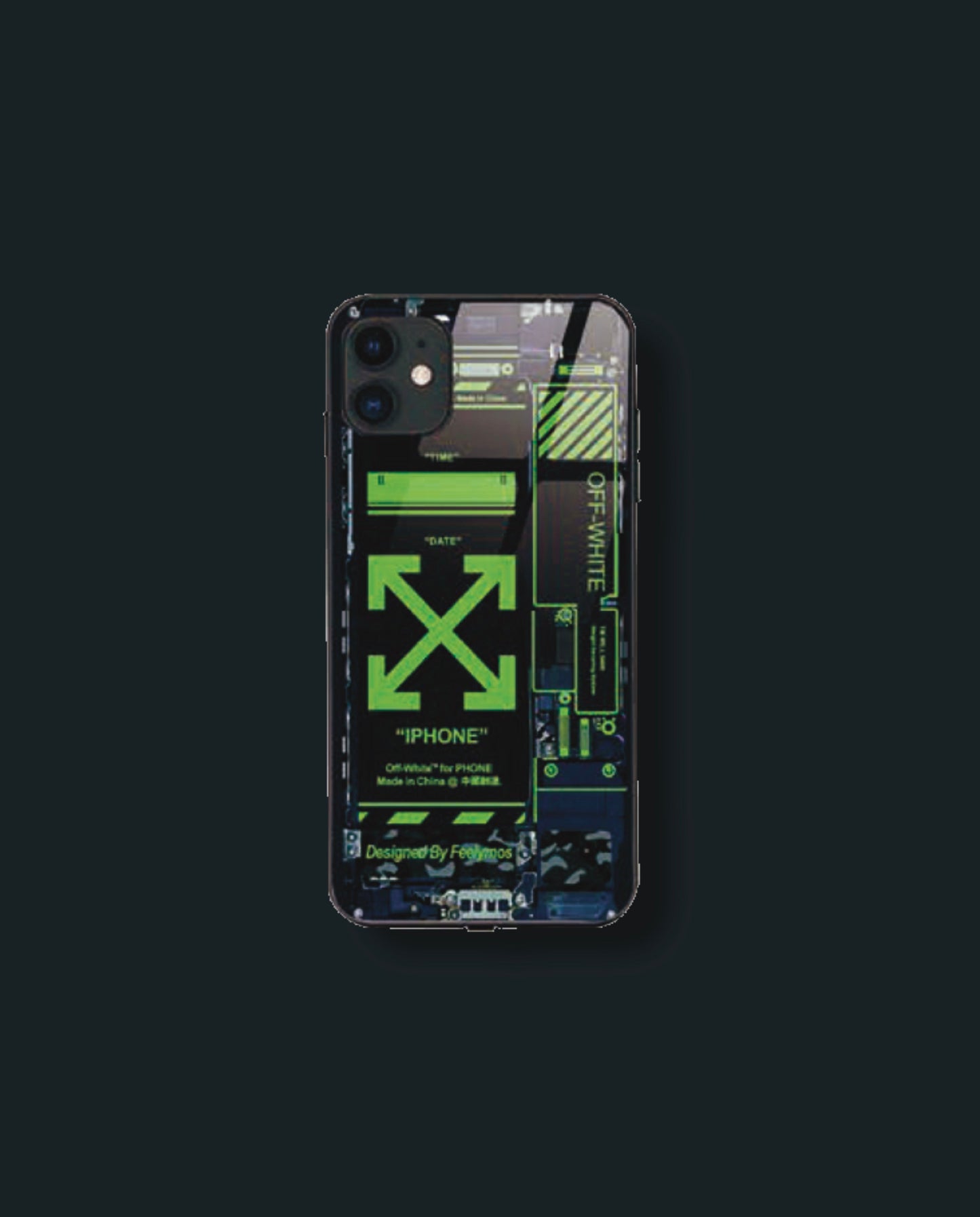 Coque de téléphone ICE-D "OFF-WHITE" Ref : 356