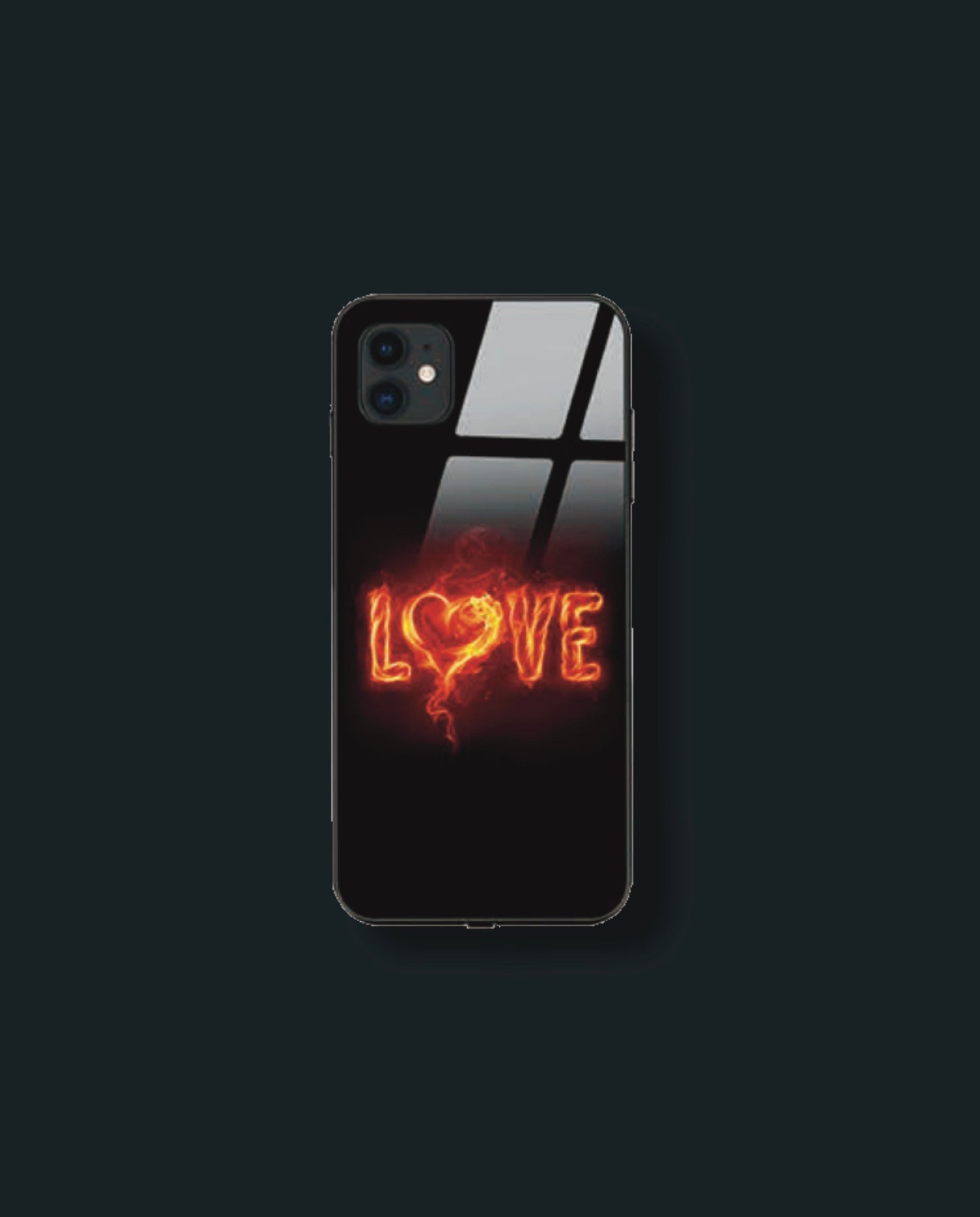 Coque de téléphone ICE-D "LOVE ON FIRE" Ref : 360