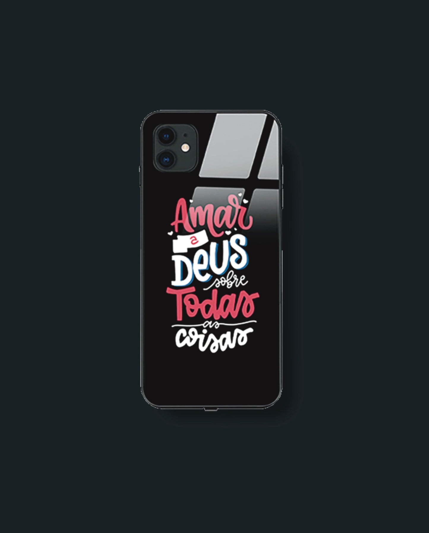 Coque de téléphone ICE-D "AMOR A DEUS" Ref : 411