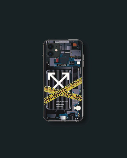 Coque de téléphone ICE-D "OFF-WHITE"  Ref : 075