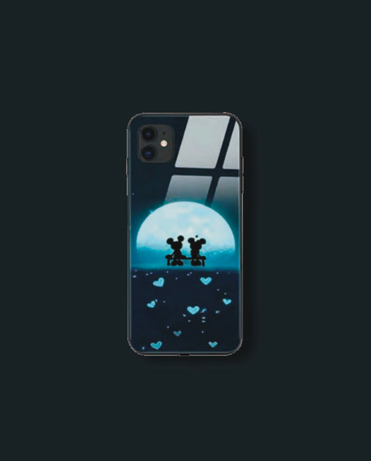 Coque de téléphone ICE-D "Micket & Mini under the moon" Ref : 092