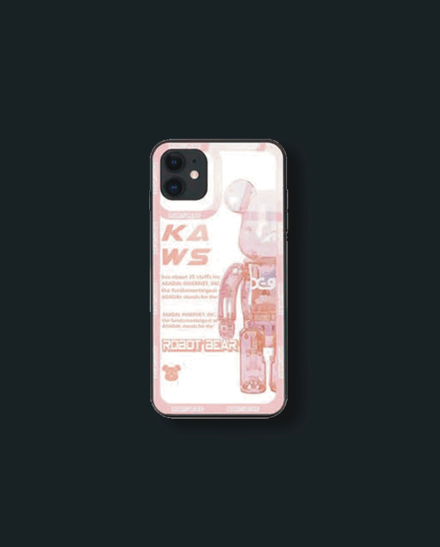 Coque de téléphone ICE-D "BEARBRICK 2" Ref : 155/156/157