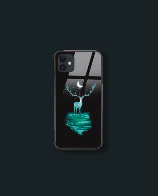 Coque de téléphone ICE-D "MOON CERF" Ref : 166