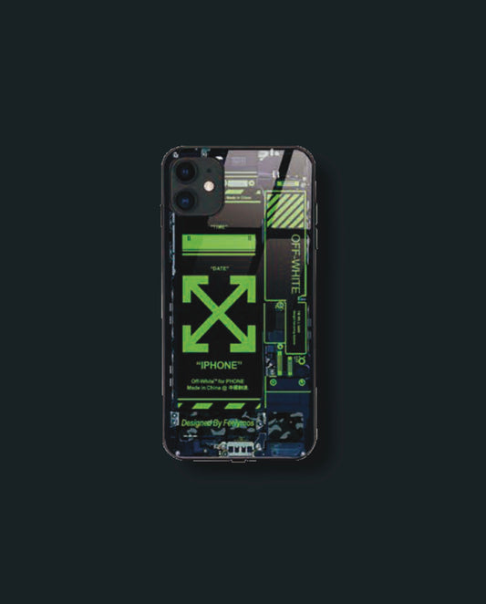 Coque de téléphone ICE-D "OFF-WHITE"  Ref : 356