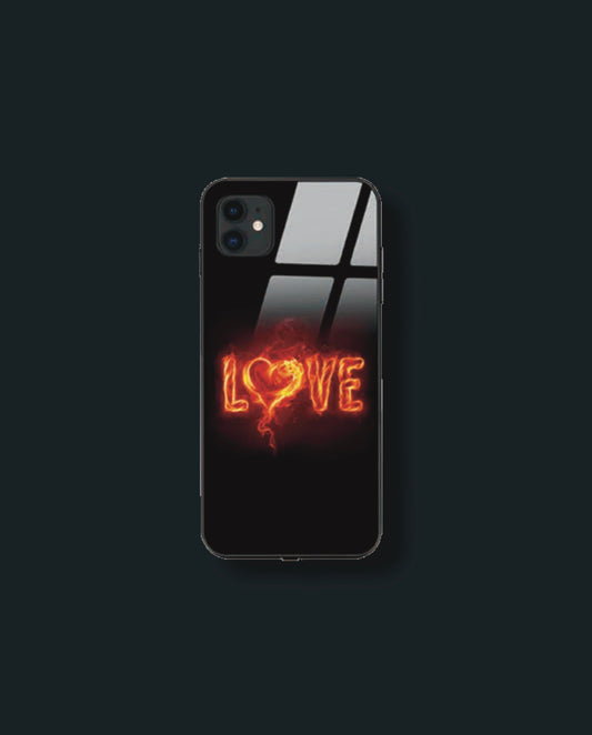 Coque de téléphone ICE-D "LOVE ON FIRE" Ref : 360
