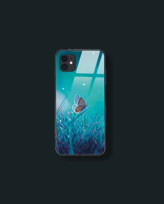 Coque de téléphone ICE-D "BLUE BUTTERFLY" Ref : 367