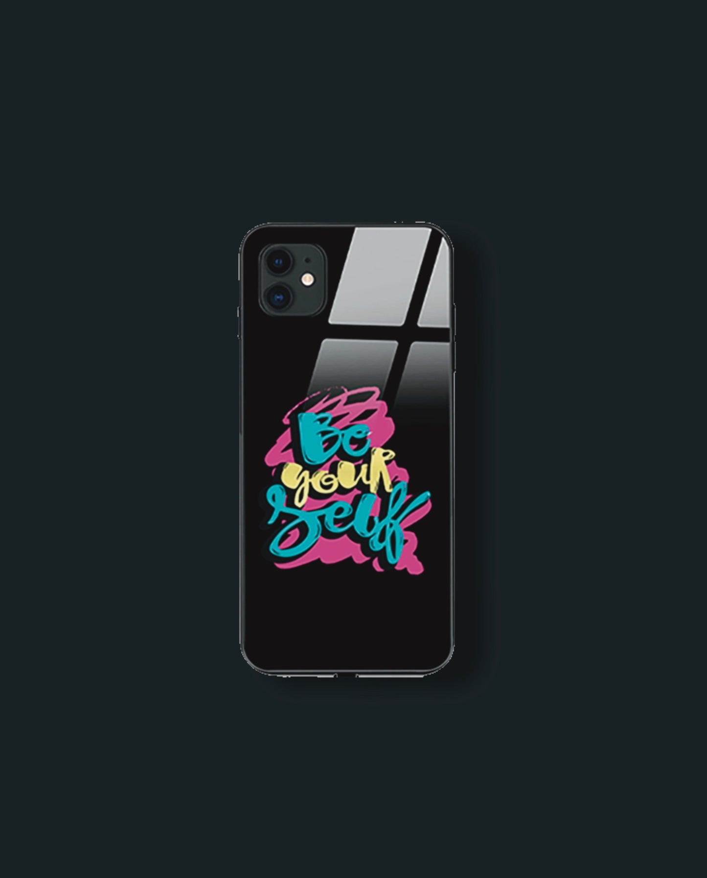 Coque de téléphone ICE-D "BE YOURSELF" Ref : 424