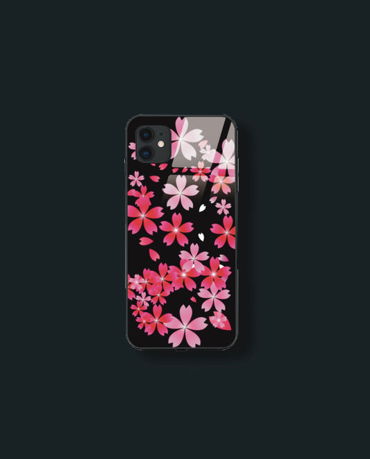 Coque de téléphone ICE-D "PINK FLOWERS" Ref : 475