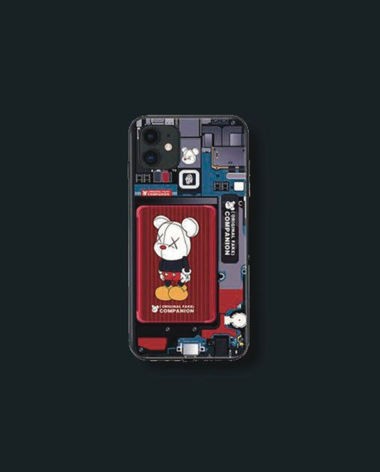 Coque de téléphone ICE-D "SEE THROUGH BEAR" Ref : 072