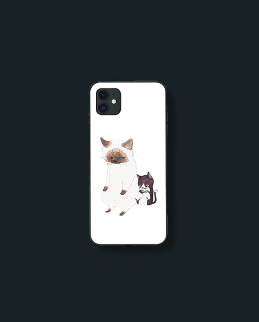 Coque de téléphone ICE-D "SAD CATS" 444