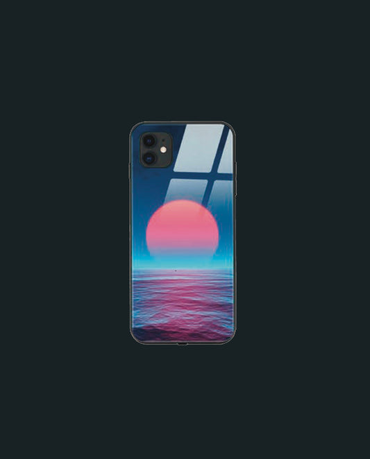 Coque de téléphone ICE-D "Neon Sunset"  Ref : 387