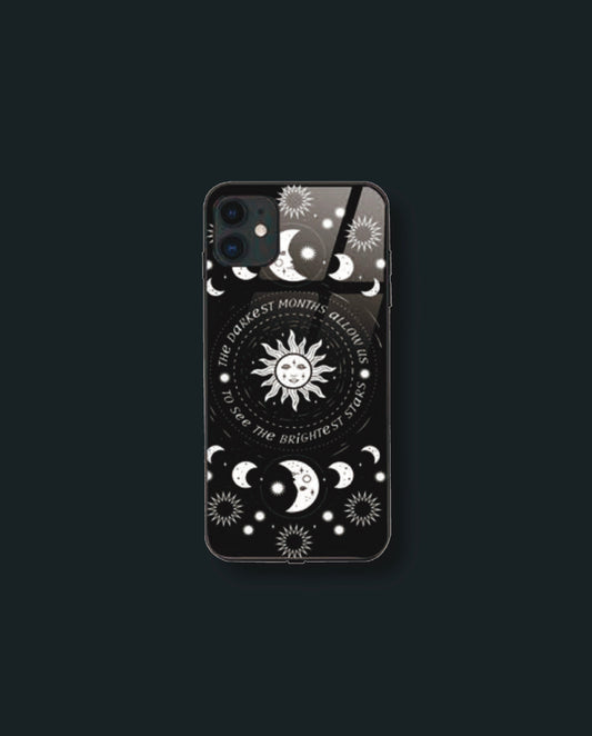 Coque de téléphone ICE-D "Moon circle"  Ref : 271
